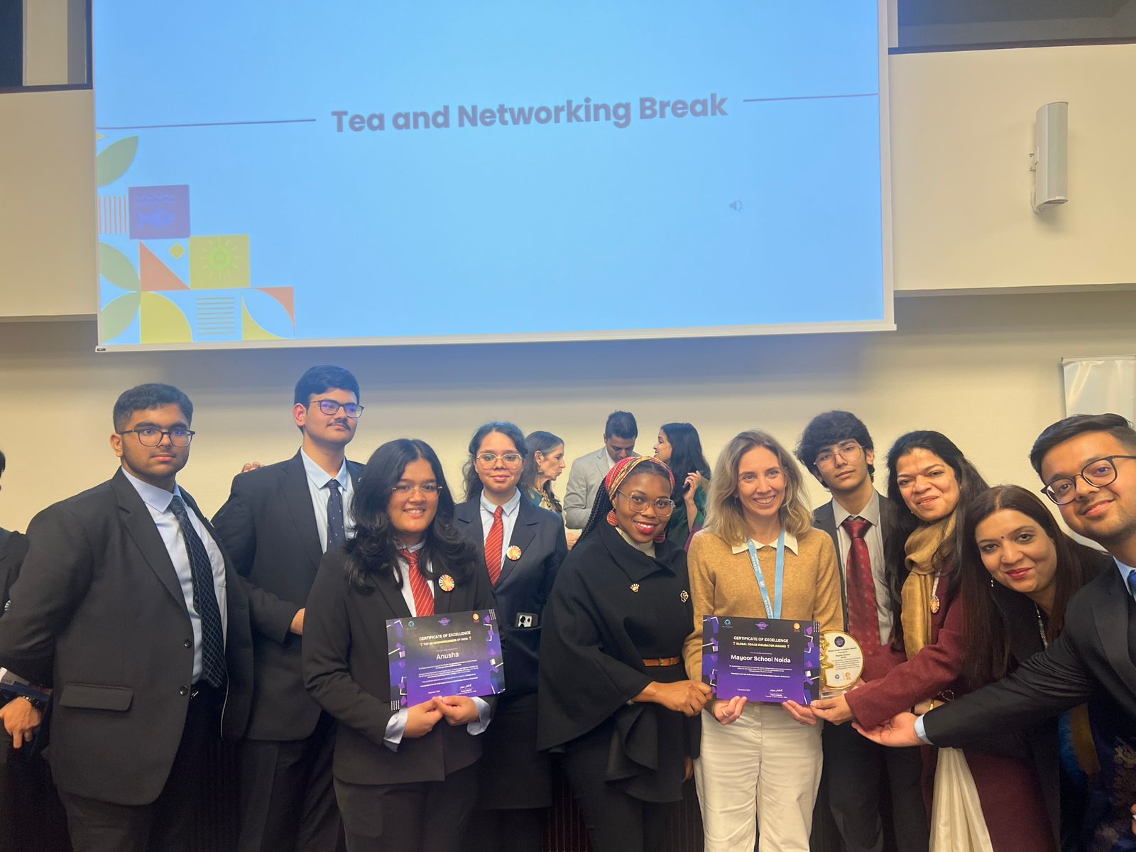 Global Honour for Mayoor School at the 9th 1M1B Impact Summit, United Nations, Geneva